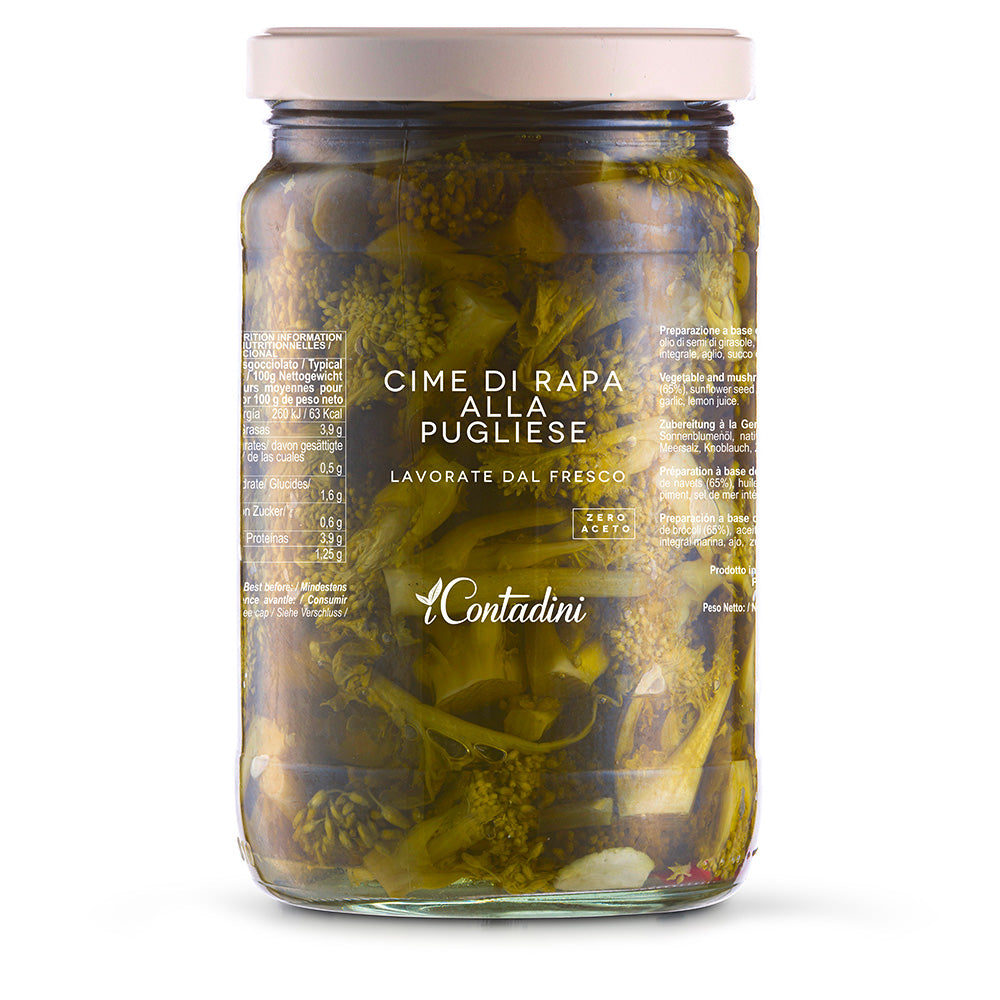 Turnip Tops - 230g Jar - Cime di Rapa in Oil