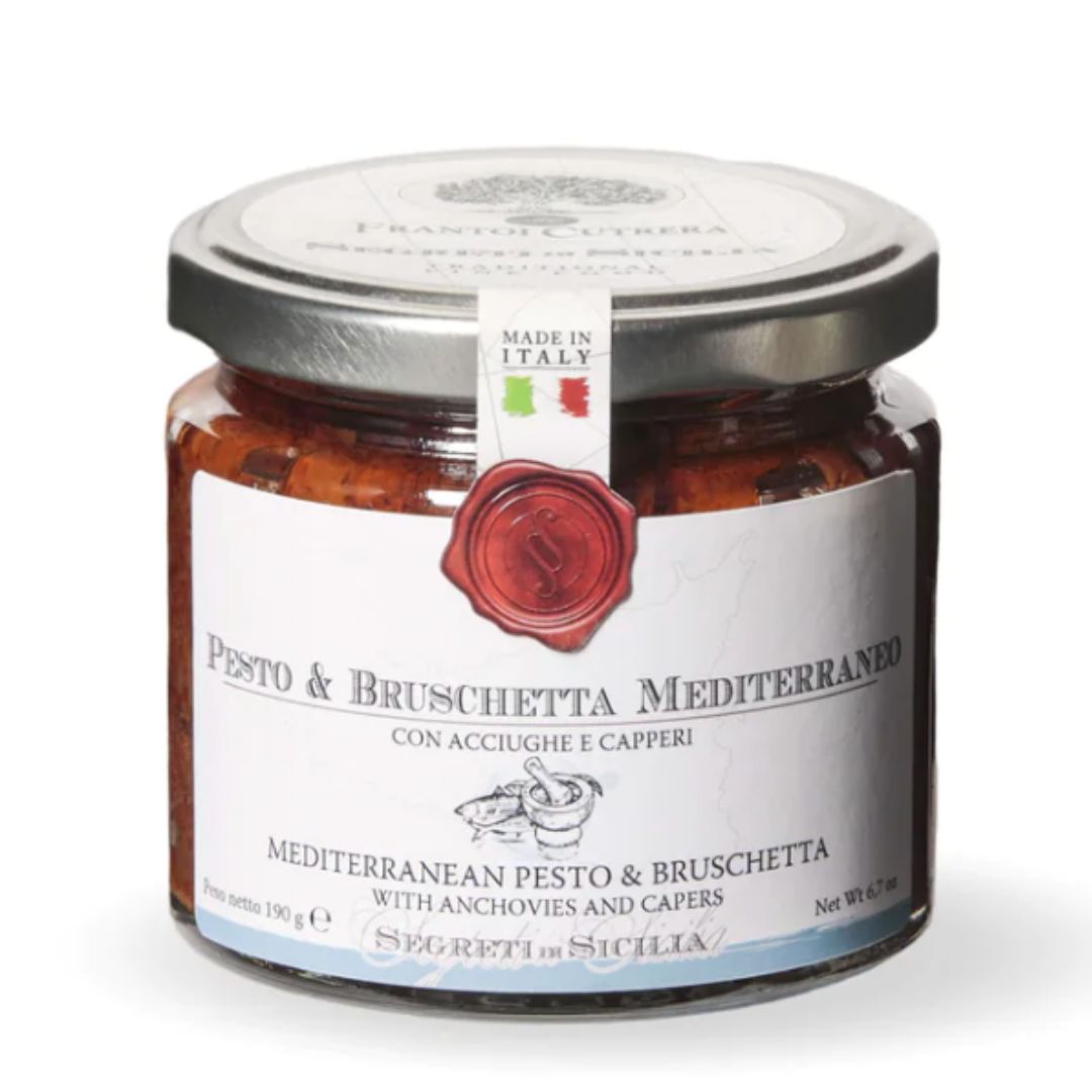 Pesto & Bruschetta Mediterraneo - 190g Jar