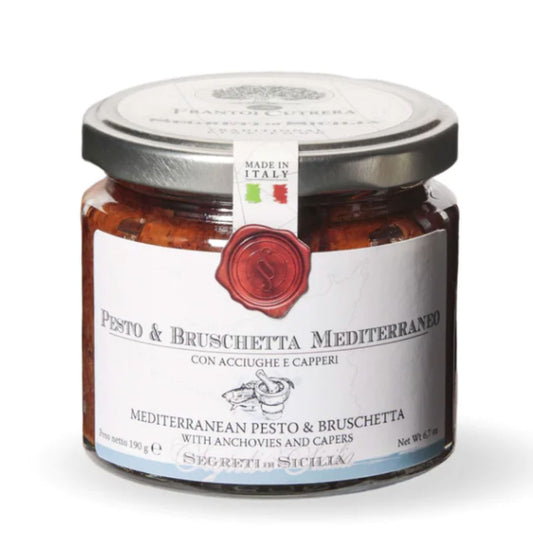 Pesto & Bruschetta Mediterraneo - 190g Jar