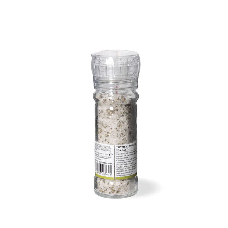 Shaker of seasoning on a white background